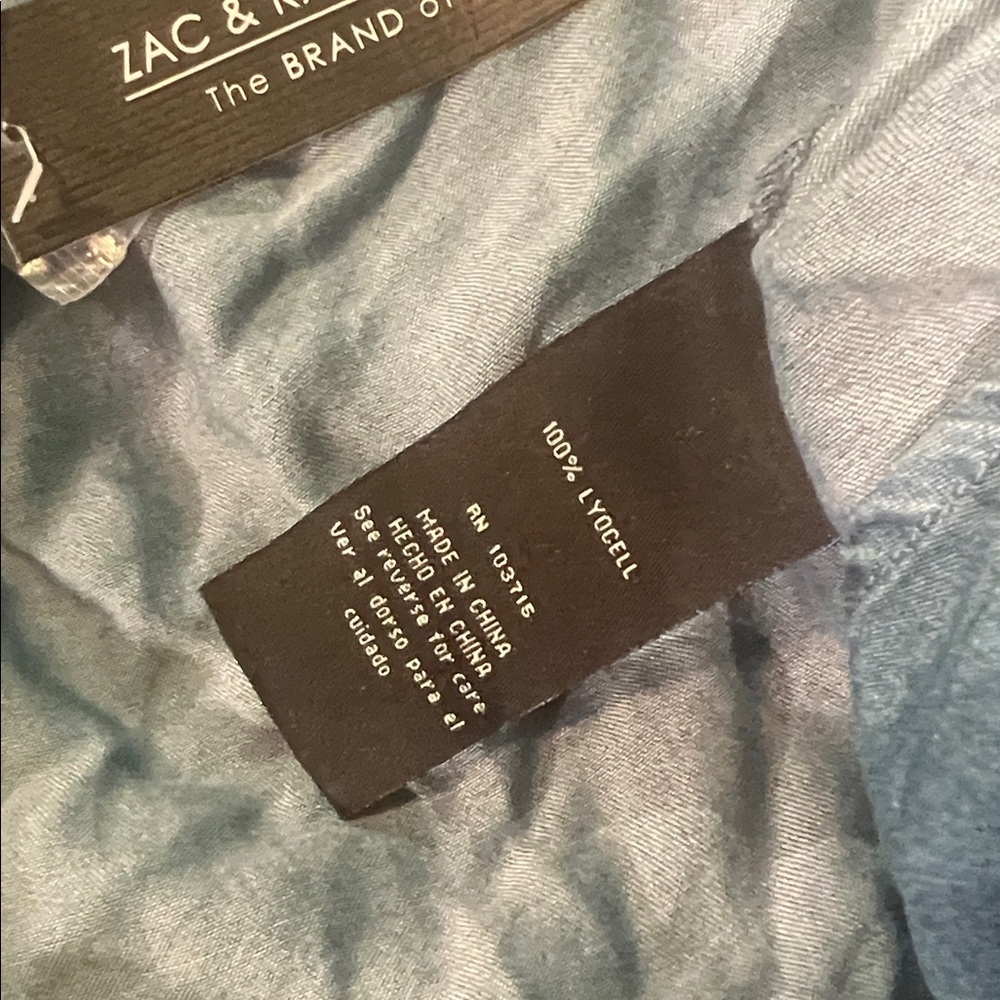 Blue Button-Up Shirt - Picture 11 of 12